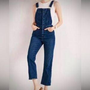 Lucky Beand Bridgette crop flare overalls